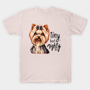 Cute yorkshire terrier dog. Gift for yorkie owners. T-Shirt